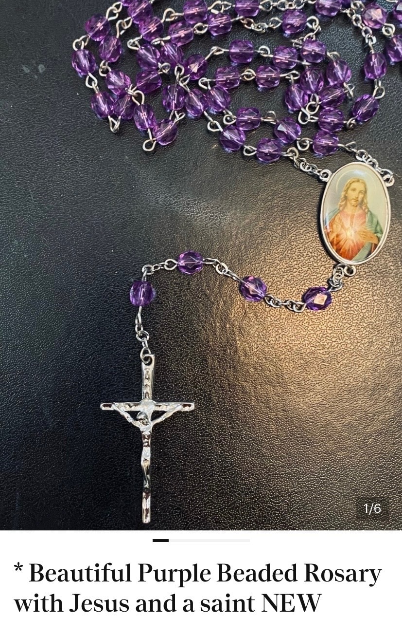 Purple rosary